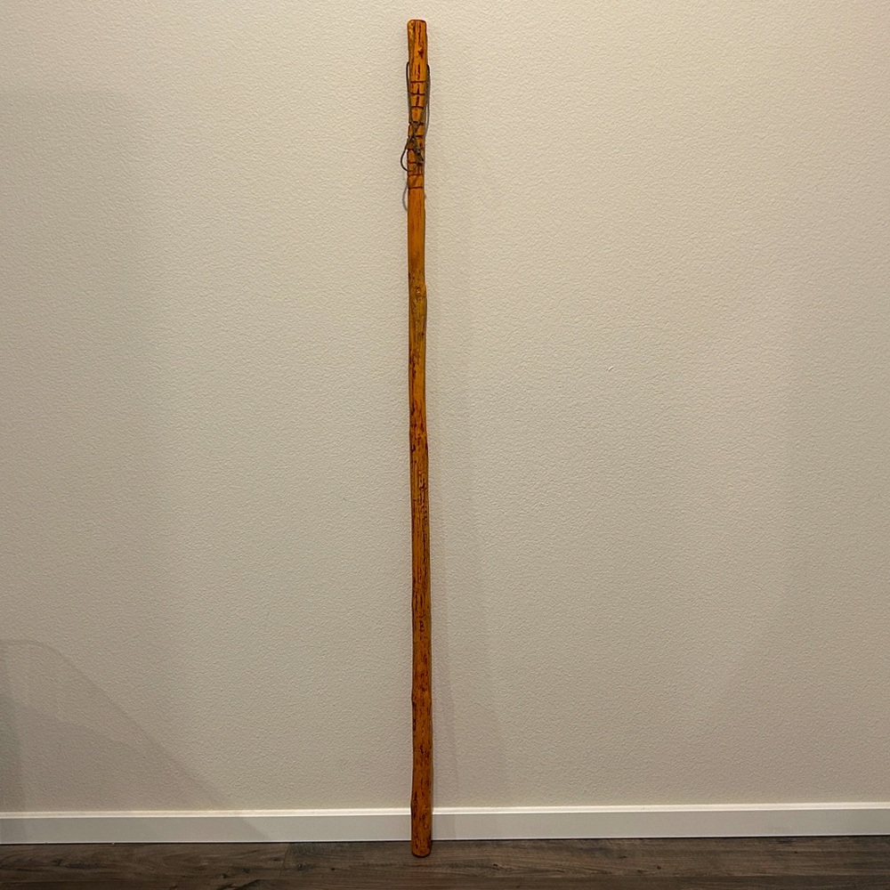 Unique Handmade Wooden Hiking Walking Stick